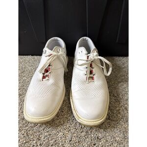 Nike Jordan Men's Spikeless Golf Shoes White *Missing 1 Metal Eyelet* Size 13